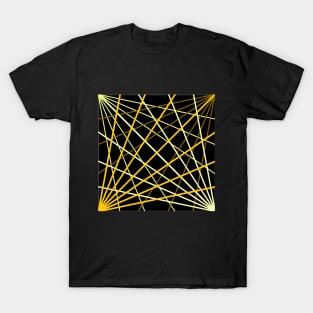 Net geometric design T-Shirt